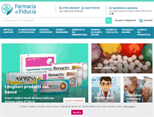 Tablet Screenshot of farmaciadifiducia.com